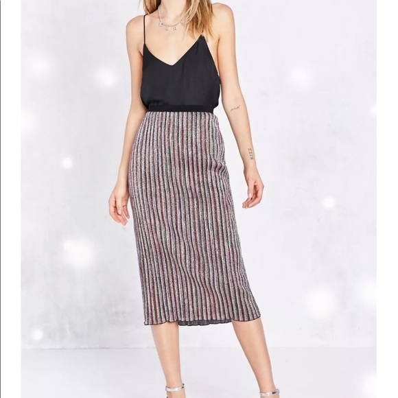 Ecote Dresses & Skirts - Urban outfitters shiny skirt
